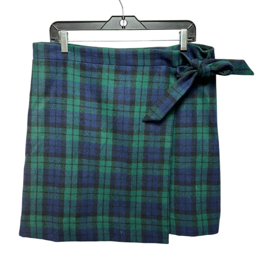 Skirt Mini & Short By J. Crew In Plaid Pattern, Size: 12