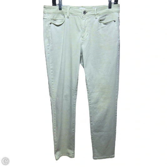 Authentic Fit Slim Ankle Jeans Boyfriend By J. Jill In Green, Size: 8