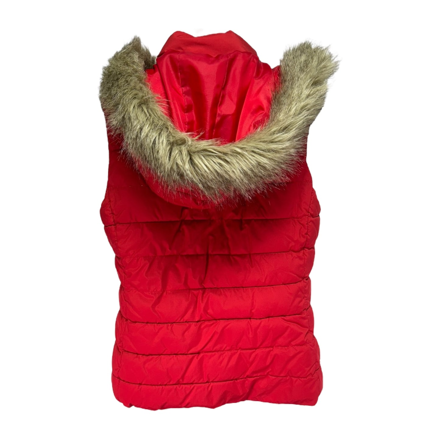 Vest Puffer & Quilted By Banana Republic In Red, Size: S