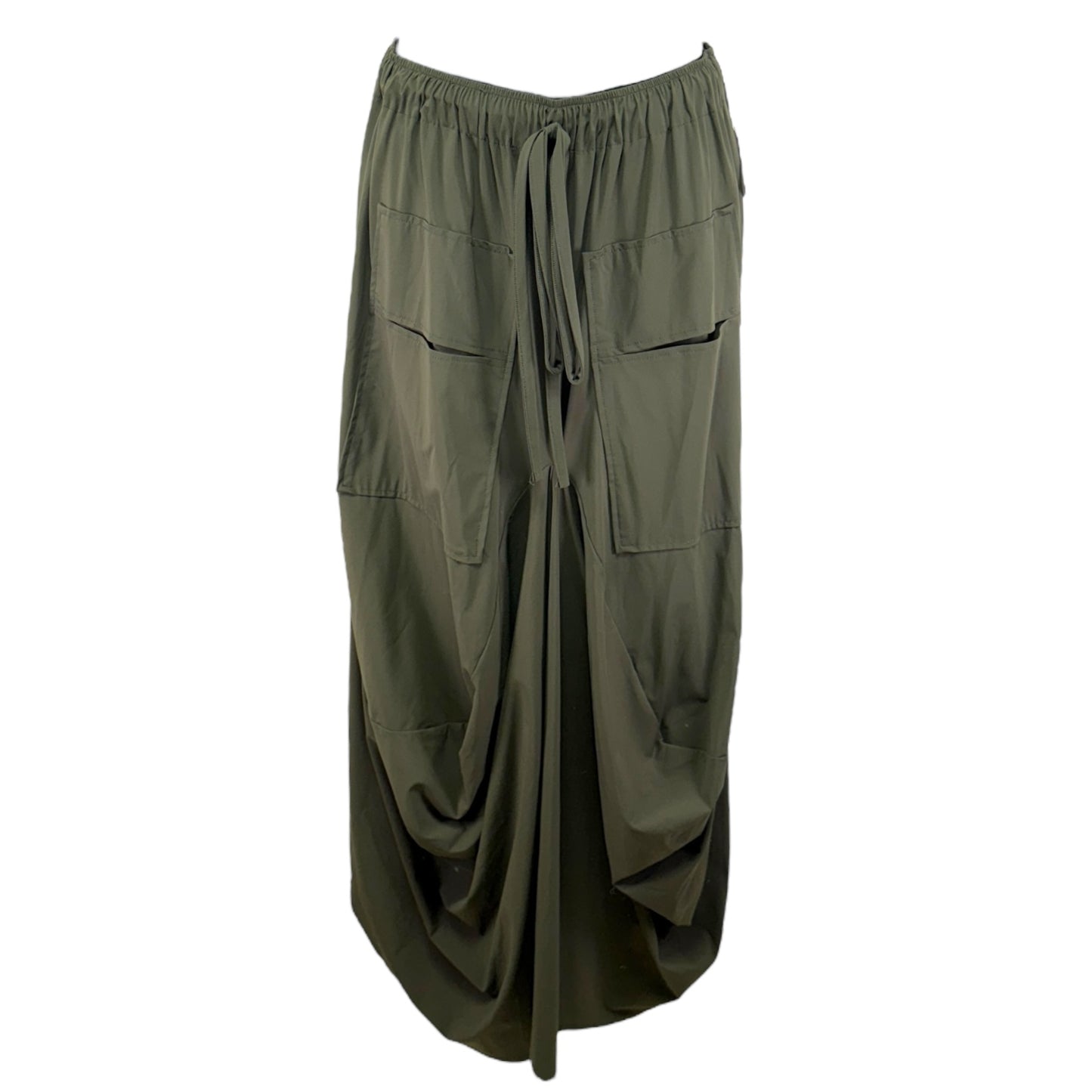 The Light Poplin Go To Skirt By Ruti In Green, Size: M