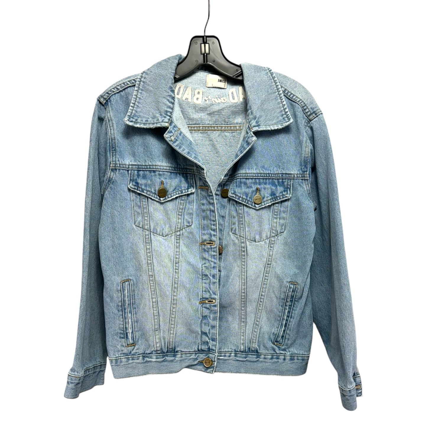 Jacket Denim By Amuse Society In Blue, Size: M