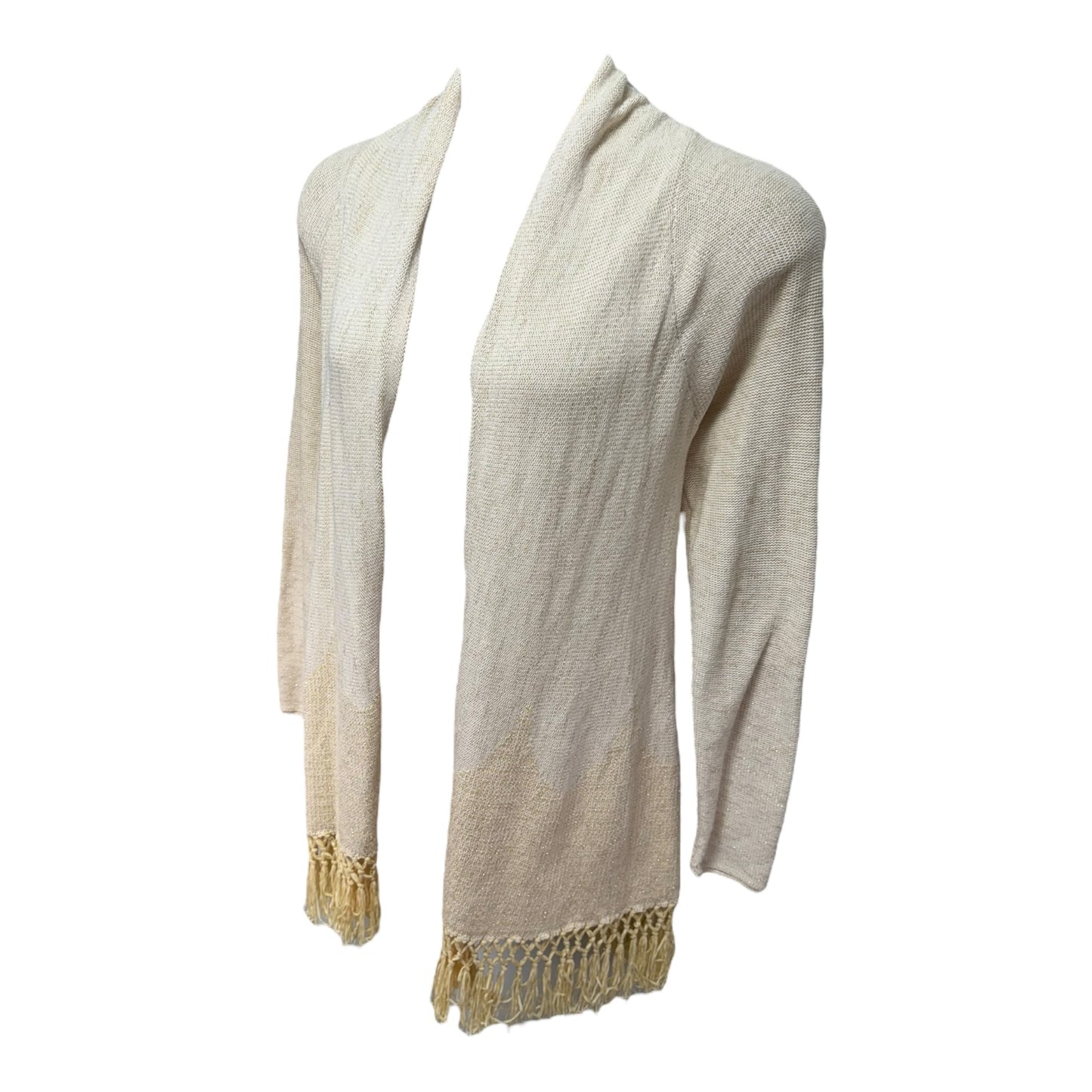 Tatum Cardigan Sweater Designer By Lilly Pulitzer In Gold, Size: L