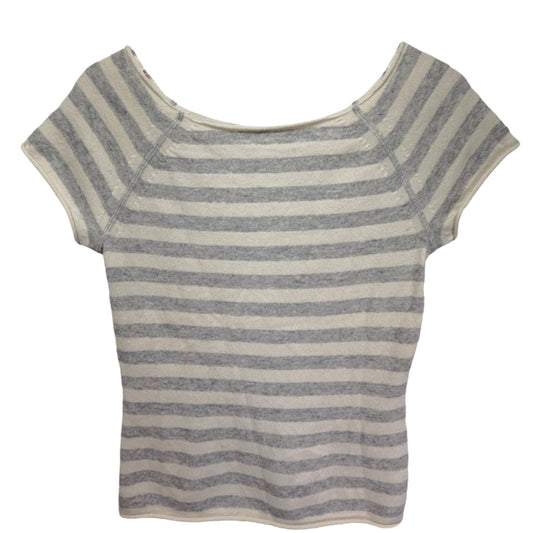 Cashmere Sweater By Banana Republic In Striped Pattern, Size: M