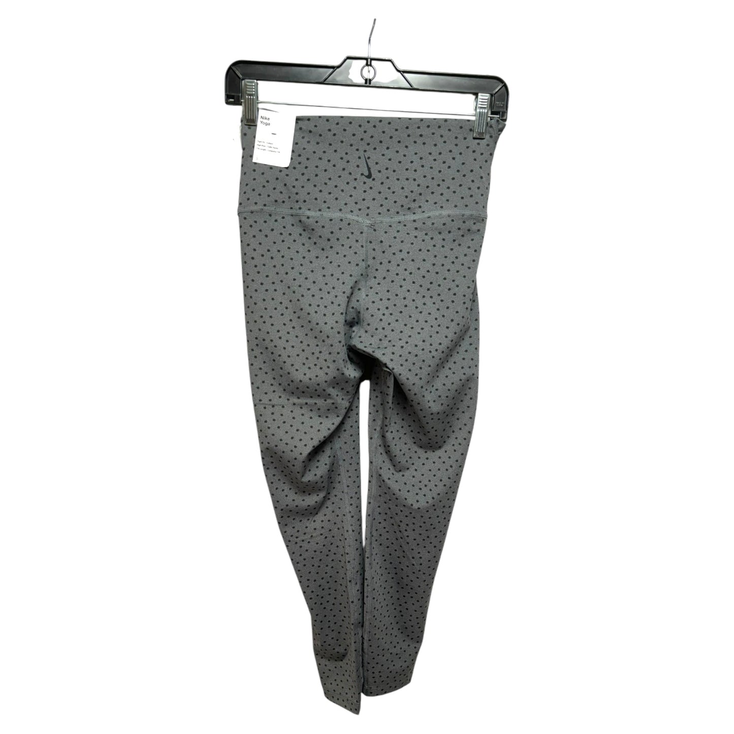 Athletic Leggings By Nike Apparel In Polkadot Pattern, Size: M