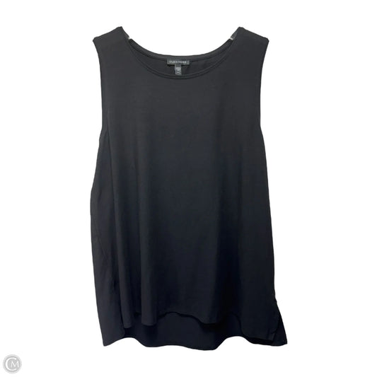 Top Sleeveless By Eileen Fisher In Black, Size: Xl