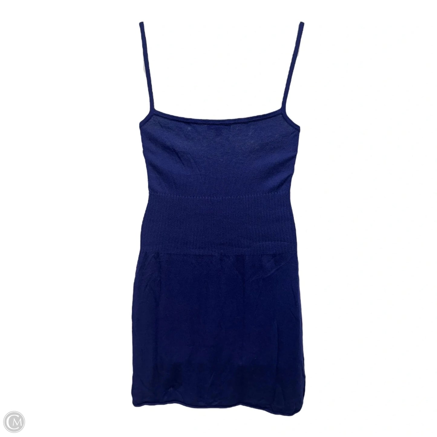 Sophia Knit Dress Casual Short By Collaboration In Blue, Size: M