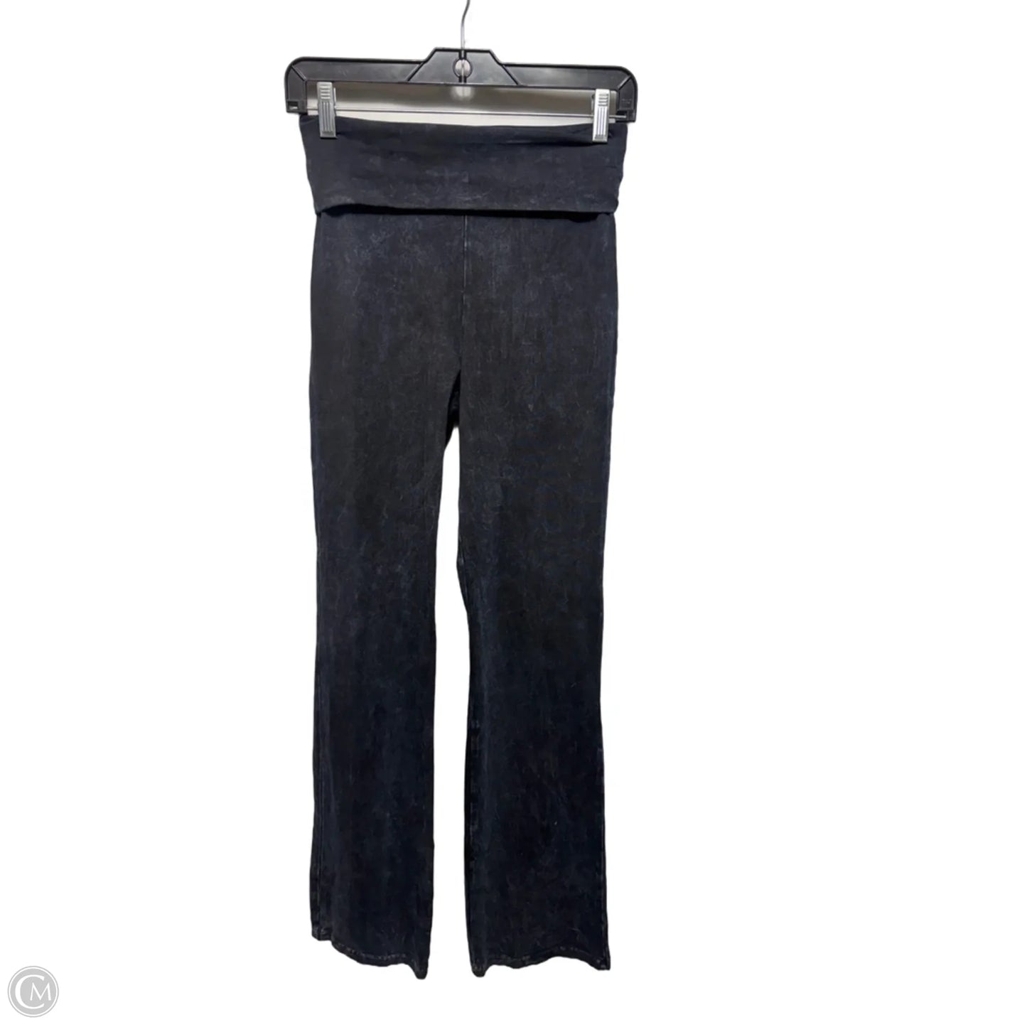 Foldover Athletic Pants By Chatoyant In Black, Size: S