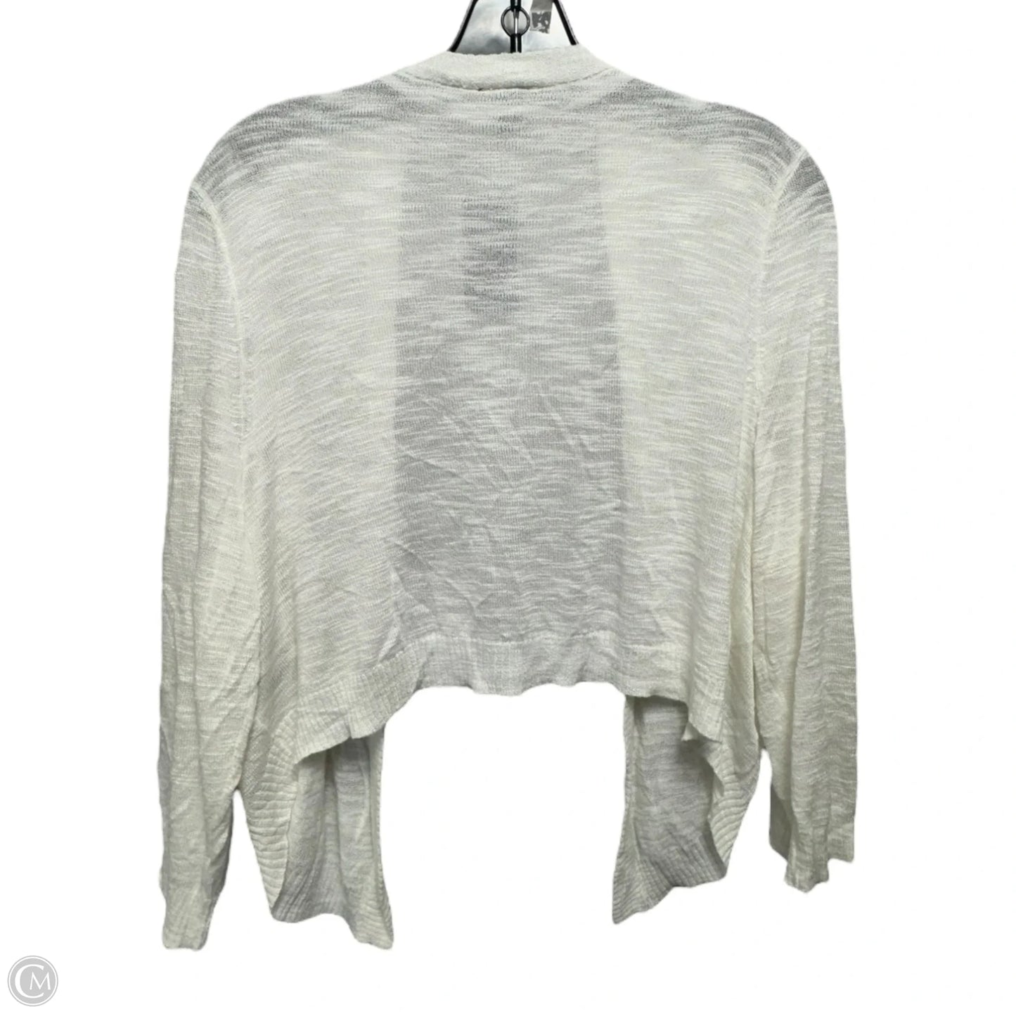 Sweater Cardigan By Torrid In White, Size: 2x