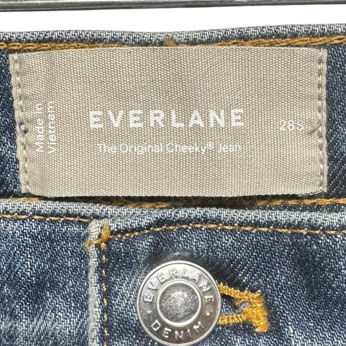 Jeans Straight  By Everlane In Blue Denim, Size: 6/28