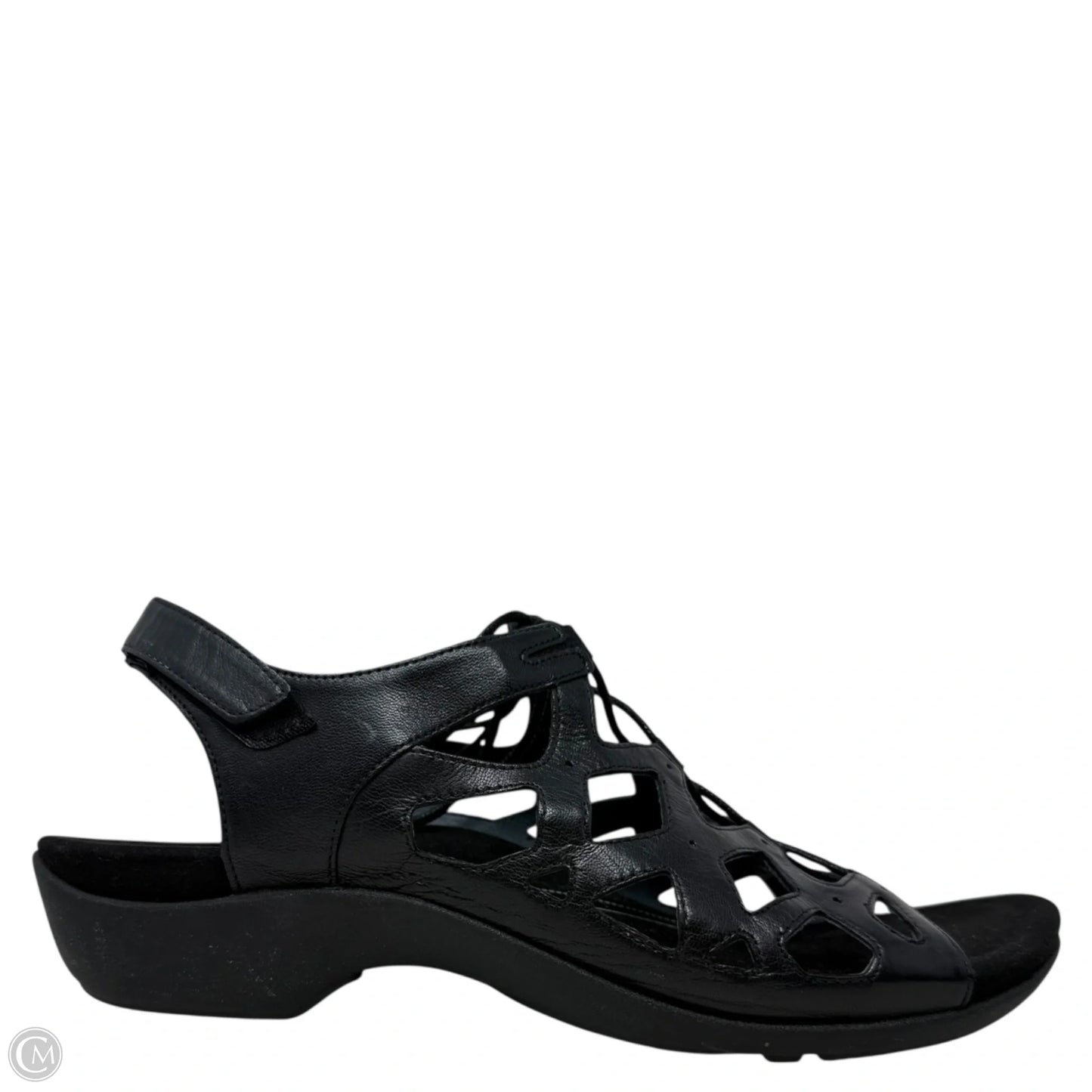 Sandals Flats By Abeo In Black, Size: 10
