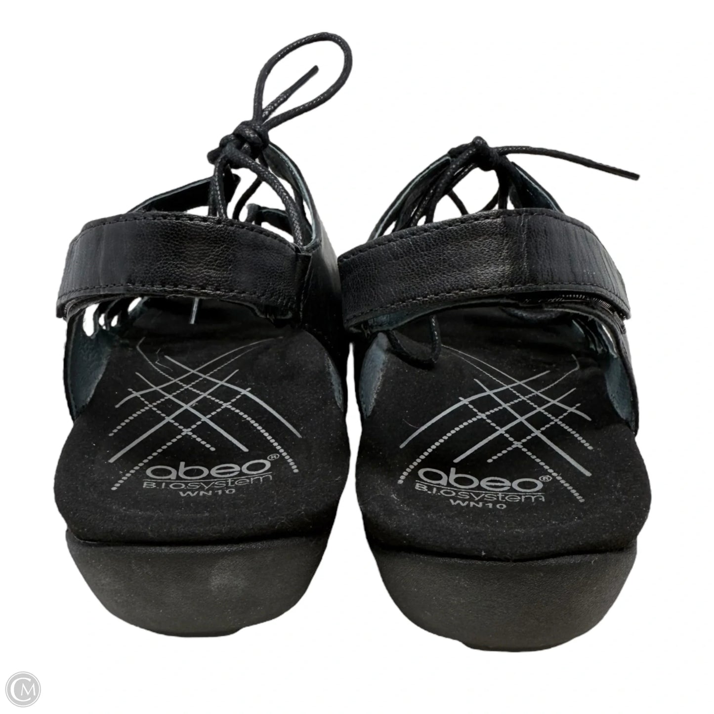 Sandals Flats By Abeo In Black, Size: 10