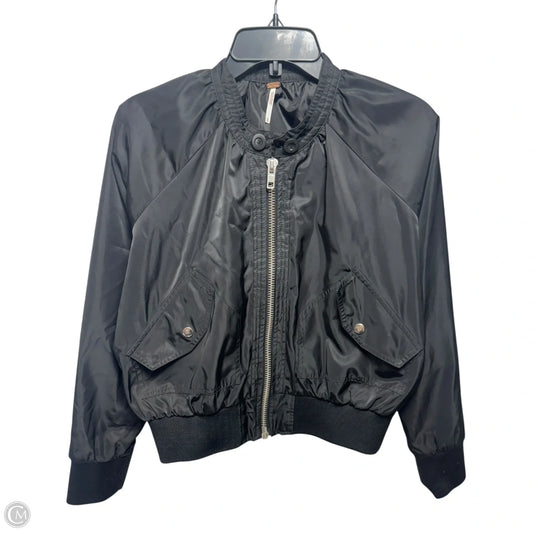 Midnight Bomber Jacket By Free People In Black, Size: XS