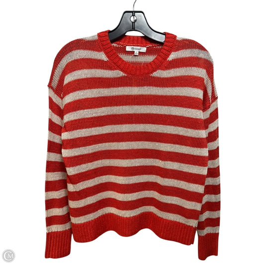 Sweater By Madewell In Striped Pattern, Size: Xs