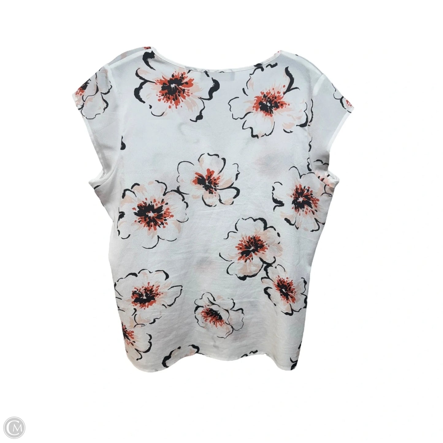 Top Short Sleeve By Ivanka Trump In Floral Print, Size: M