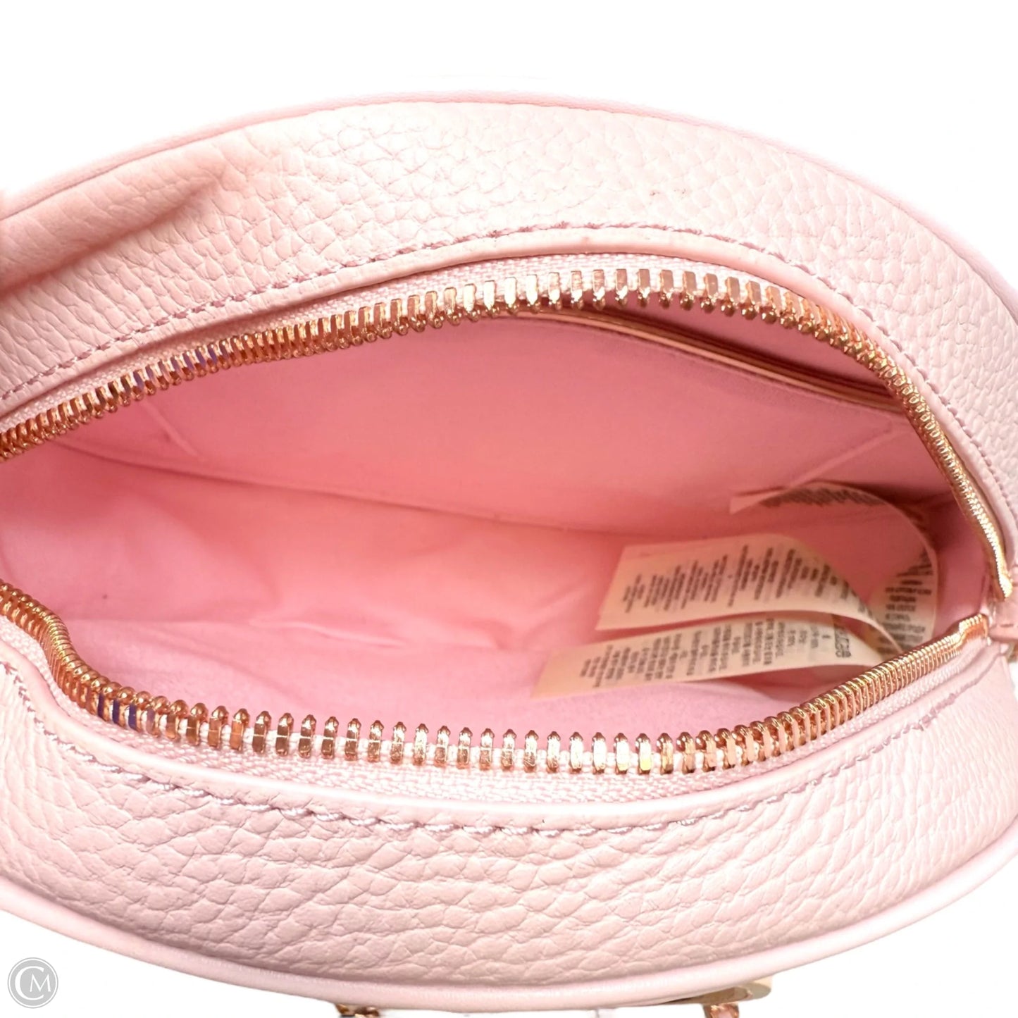 Maddie Stab Stitch Circle Leather Crossbody By Ted BakerIn Light Pink, Size: Large