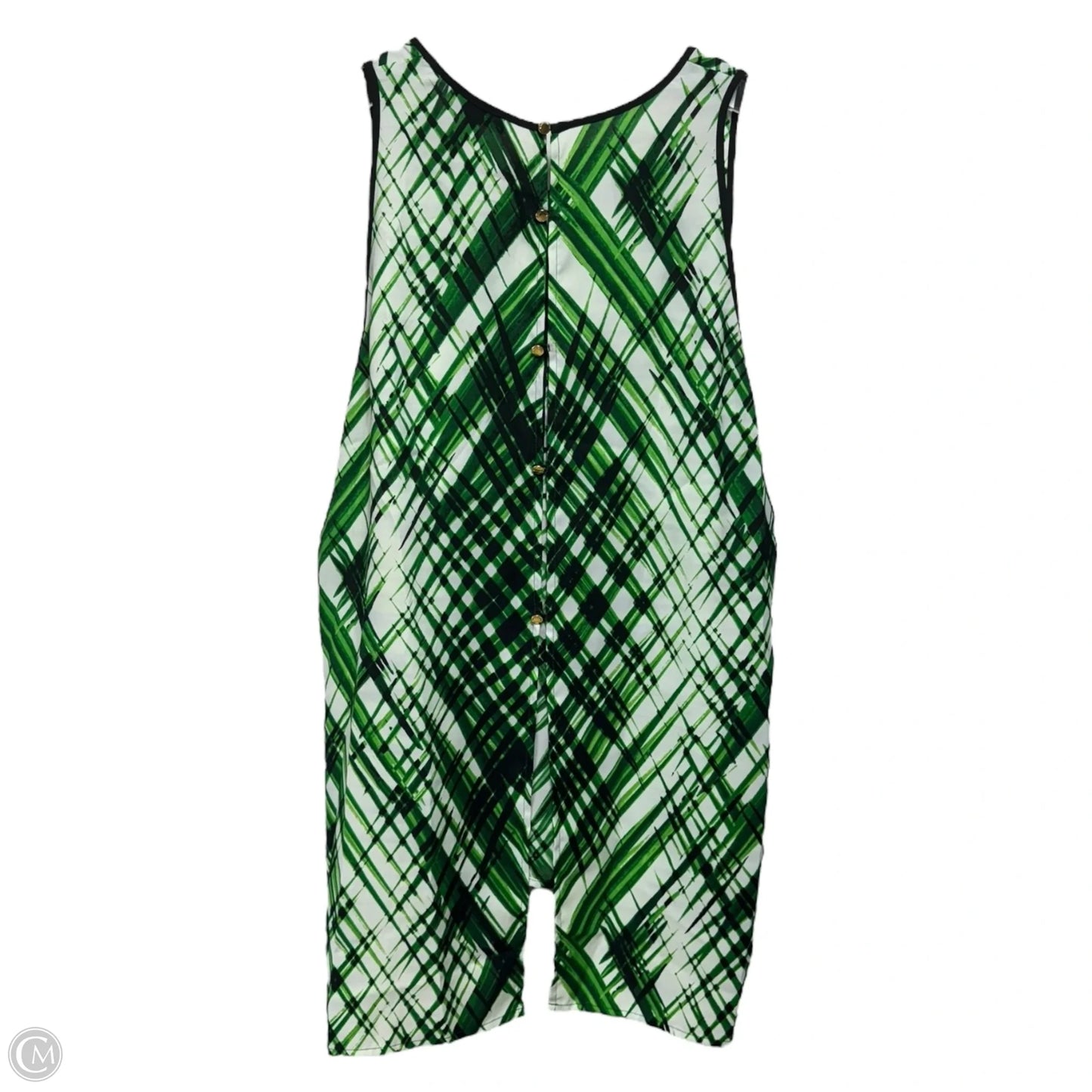 Top Sleeveless By Vince Camuto In Green, Size: L