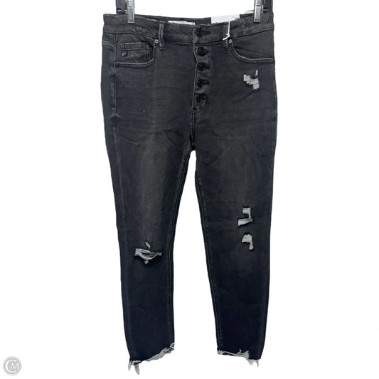 High Rise Skinny Ankle Jeans By Kancan In Grey, Size: 11/29