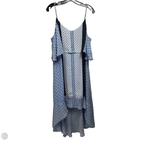 Dress Casual Maxi By Kaari Blue In Floral Print, Size: 2x