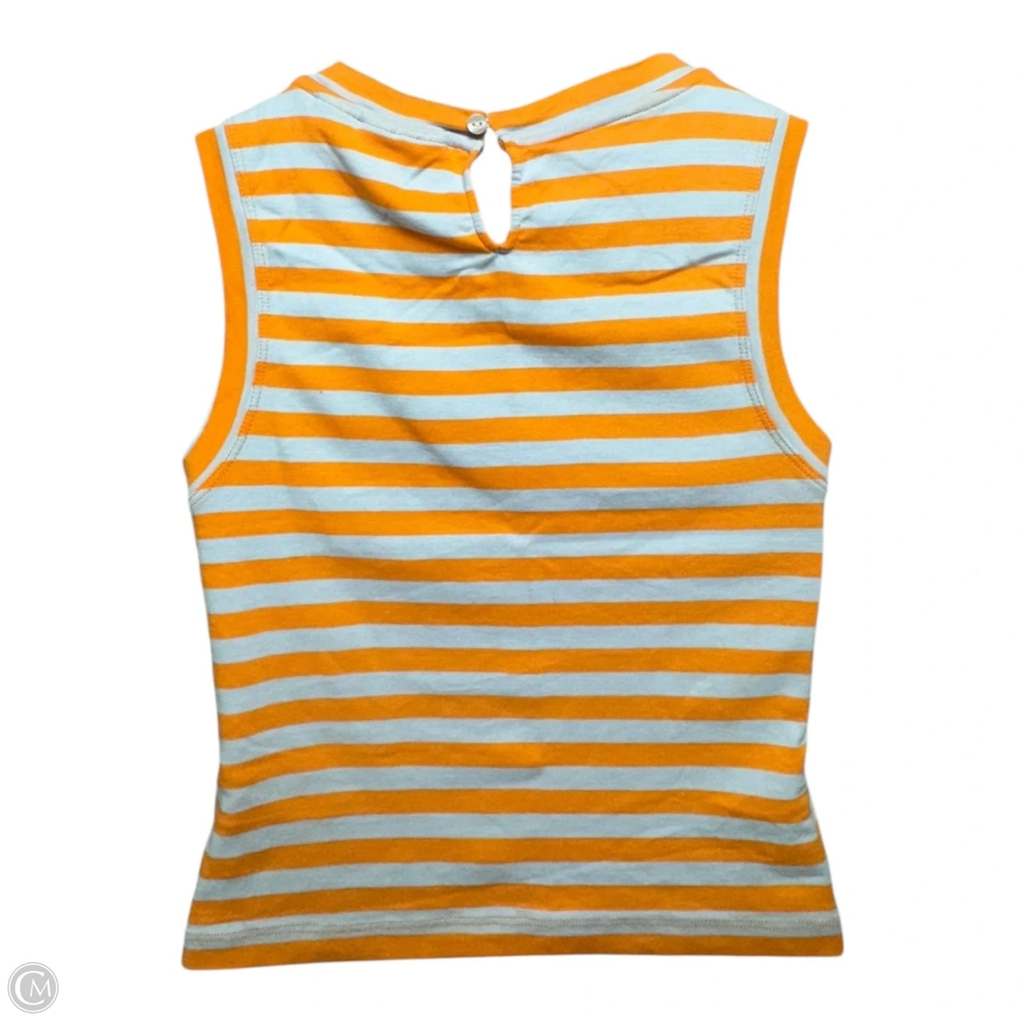 Top Sleeveless By Maeve In Striped Pattern, Size: M