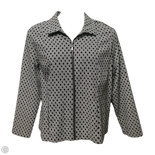 Jacket By Chicos In Geometric Pattern, Size: Xl