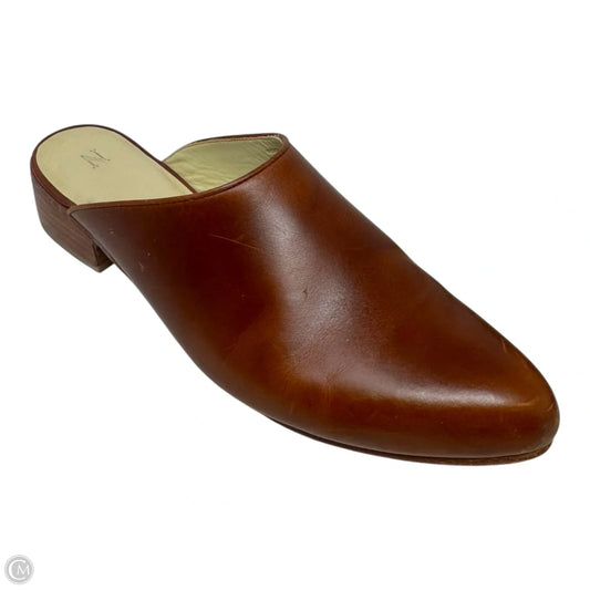 All Day Heeled Mule By Nisolo In Brandy, Size: 9.5