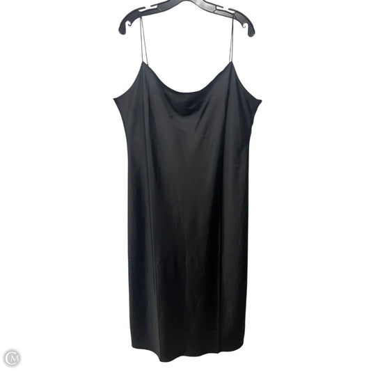 Slip Dress Casual Midi By J. Crew In Black, Size: 18