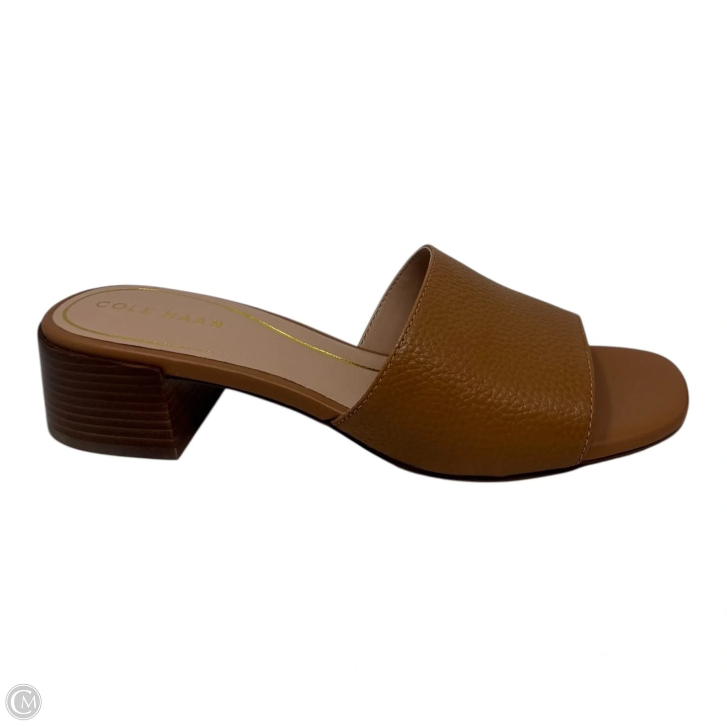 Calli Single Band Sandals By Cole-haan In Tan, Size: 9