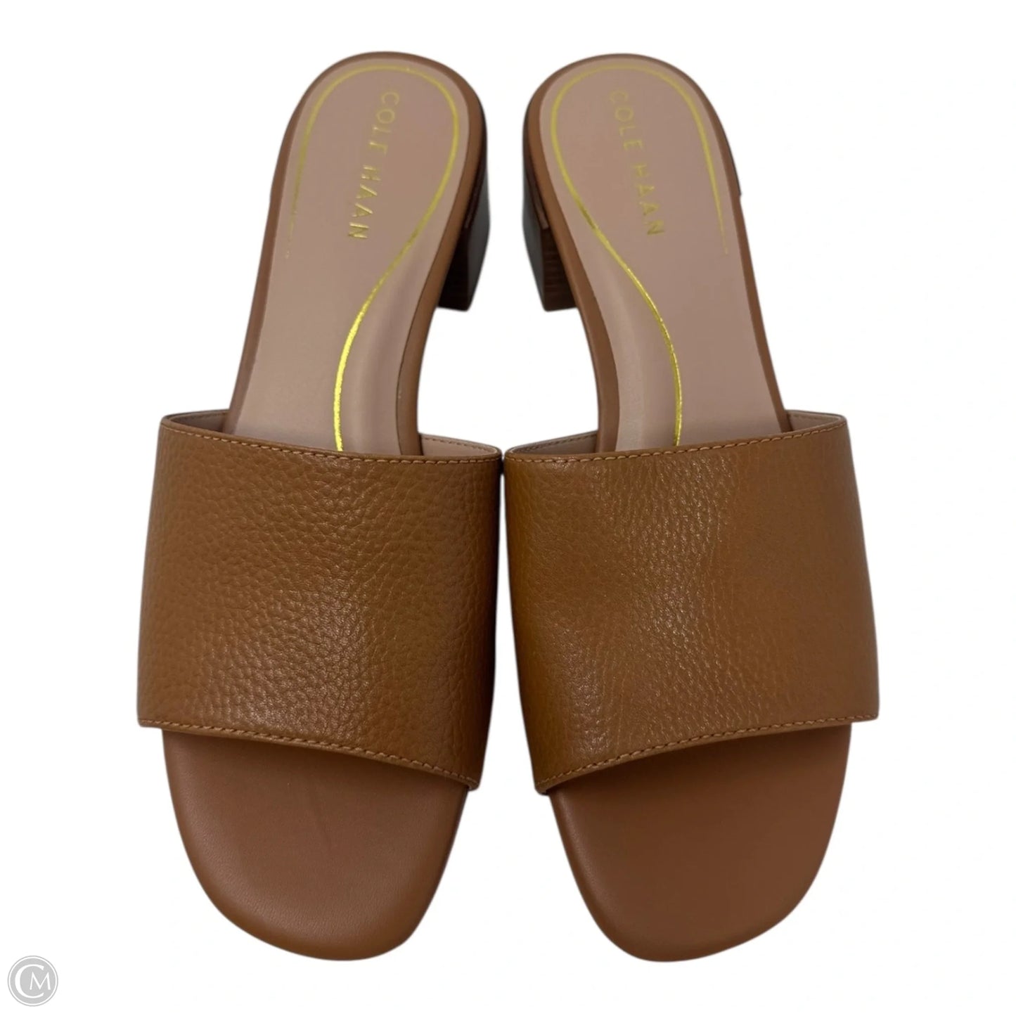Calli Single Band Sandals By Cole-haan In Tan, Size: 9