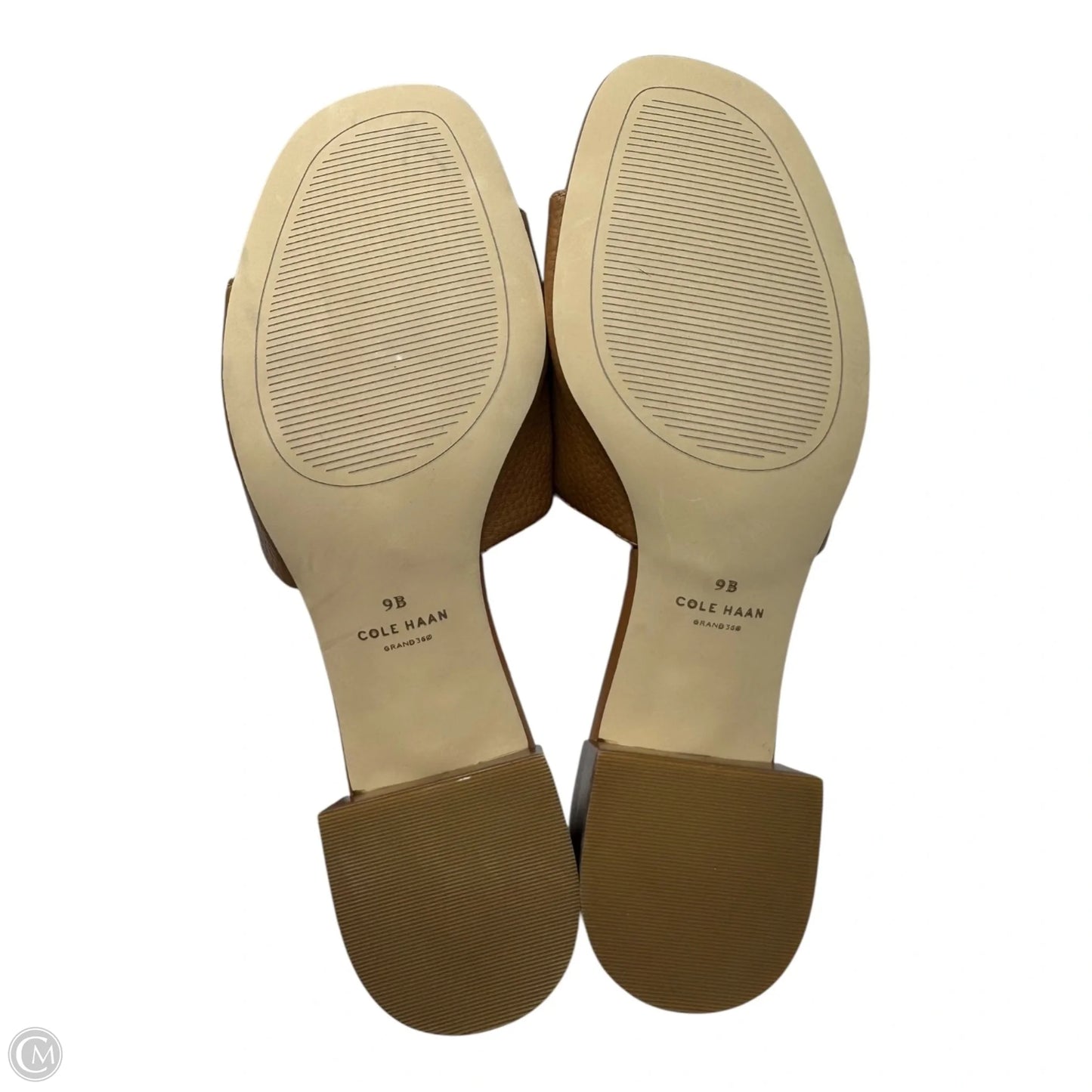 Calli Single Band Sandals By Cole-haan In Tan, Size: 9