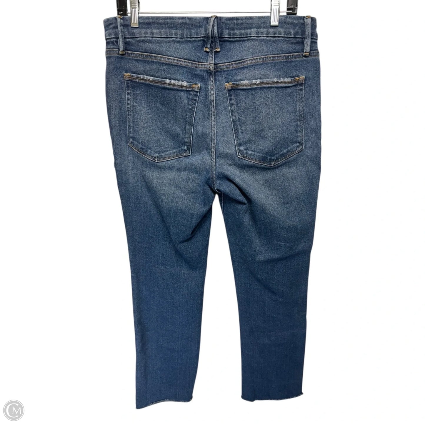 Always Fits Good Classic Slim Straight Jeans By Good American In Blue Denim, Size: 10/30