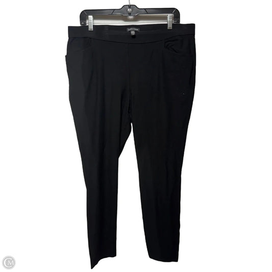 Ankle Zip Pants Dress By Eileen Fisher In Black, Size: L