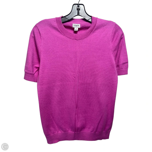 Sweater Short Sleeve By J. Crew In Pink, Size: S