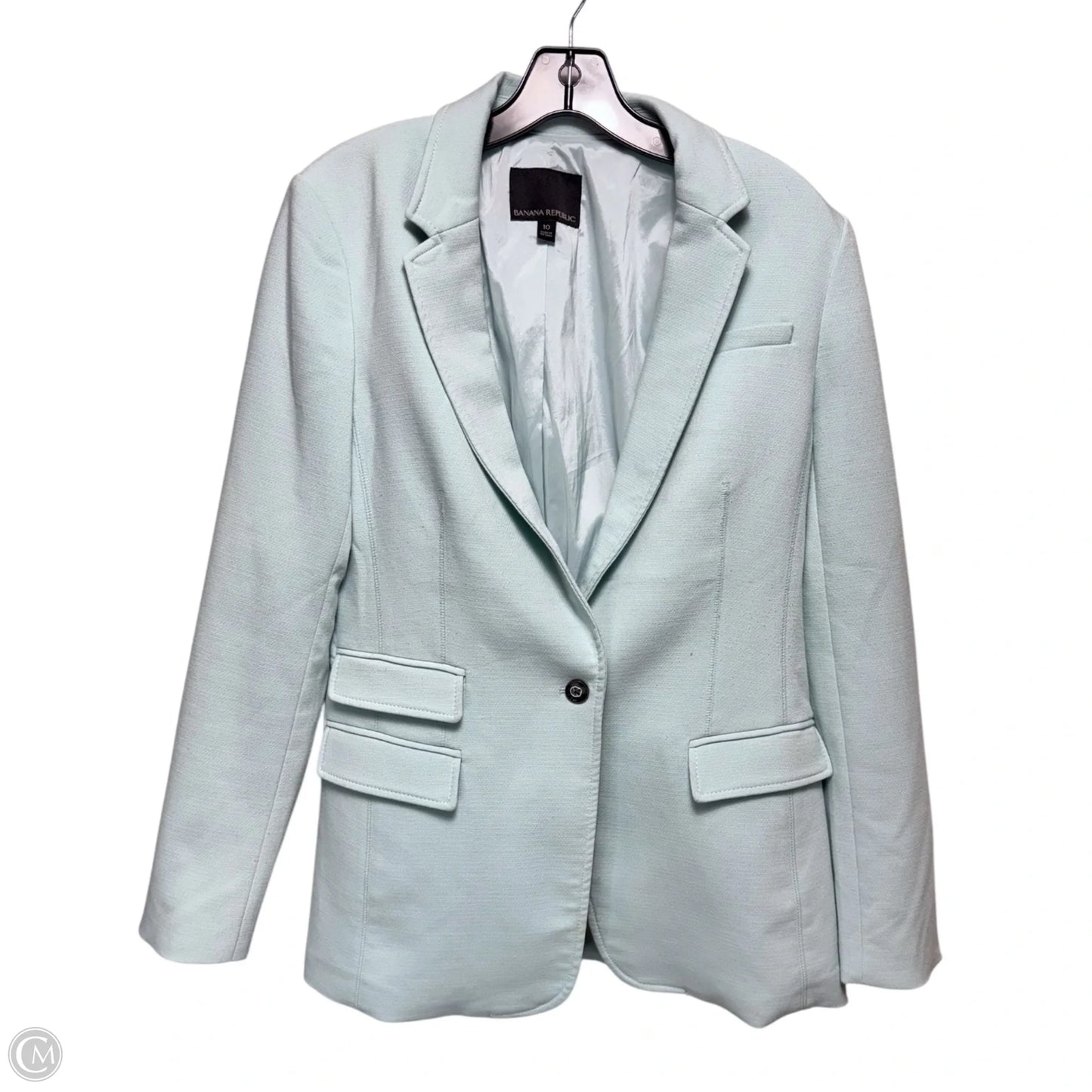 Blazer By Banana Republic In Blue, Size: 10