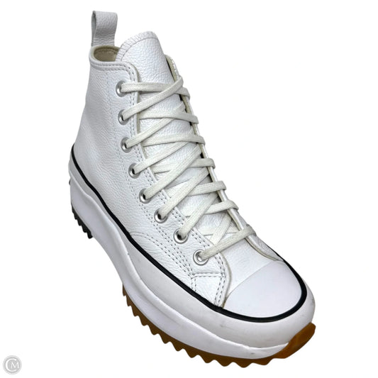Run Star Hike Platform Sneakers By Converse In White, Size: 8.5