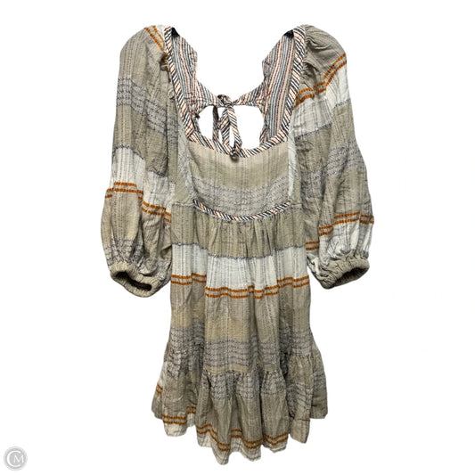 All Lined Up Mini Dress By Free People In Multi-colored, Size: XS