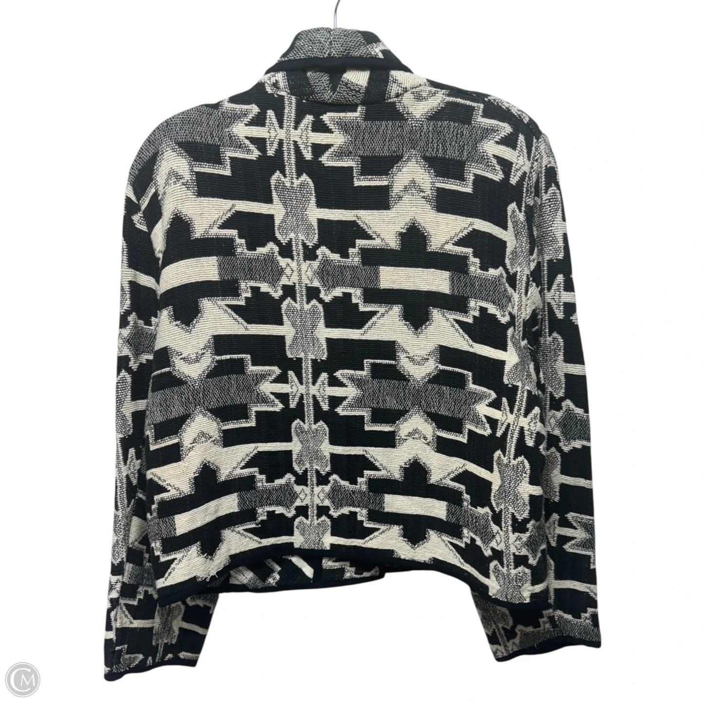 Tapestry Jacket By New Identity In Black & White, Size: Xl