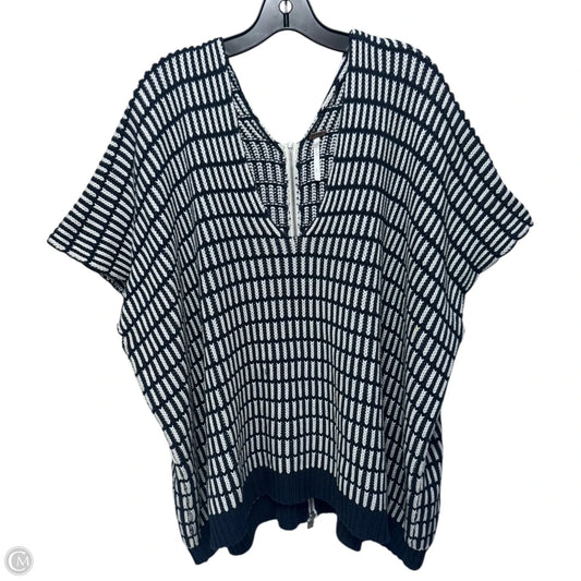Sweater By Free People In Blue & White, Size: L