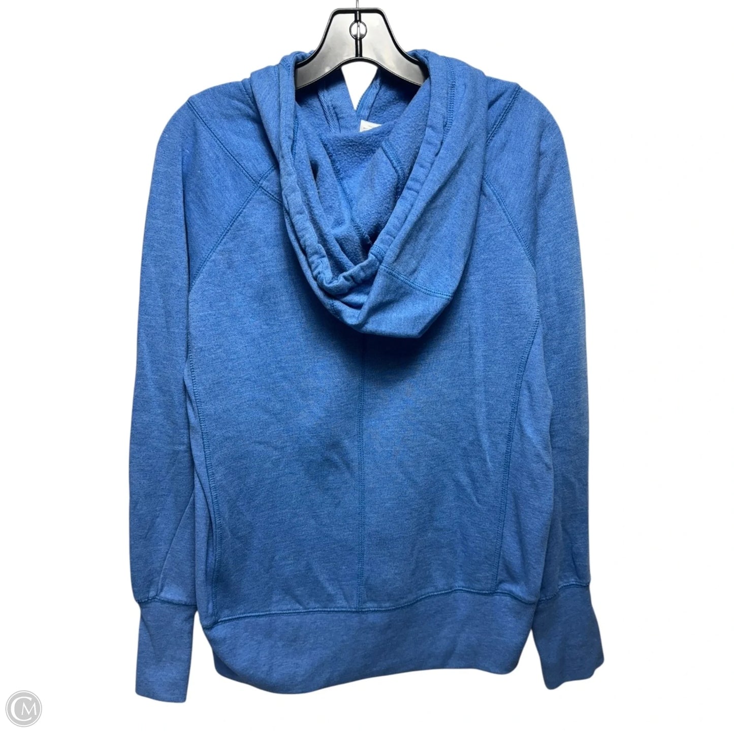 Athletic Sweatshirt Hoodie By Reebok In Blue, Size: L