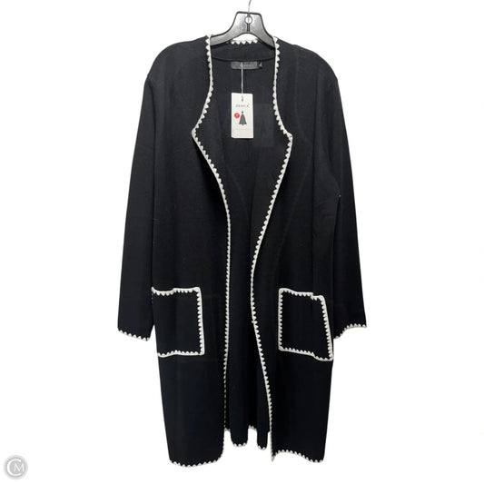 Sweater Cardigan By Zesica In Black, Size: Xl