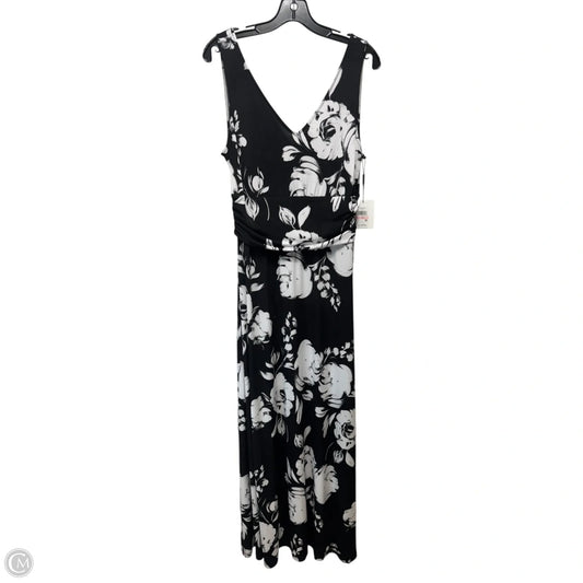 Dress Casual Maxi By Calvin Klein In Floral Print, Size: 8