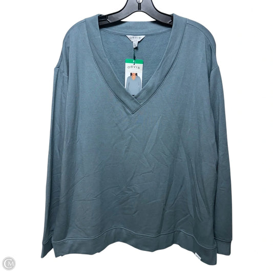 Top Long Sleeve By Orvis In Green, Size: Xl
