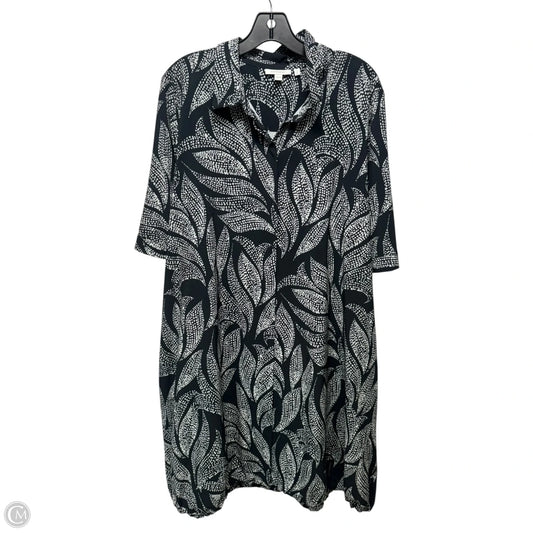 Dress Casual Midi By Chicos In Floral Print, Size: Xl
