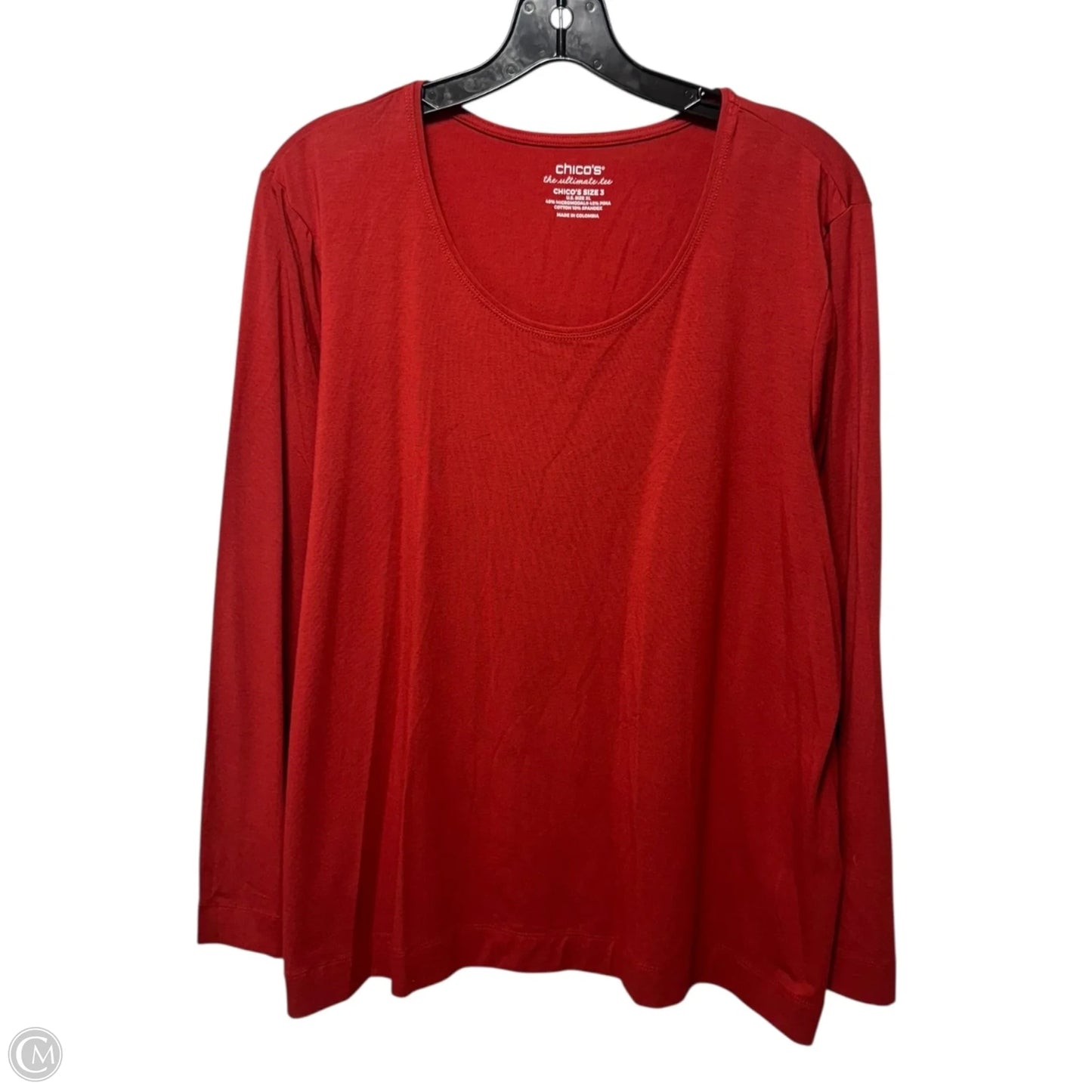 Sweater 2pc By Chicos In Red, Size: Xl