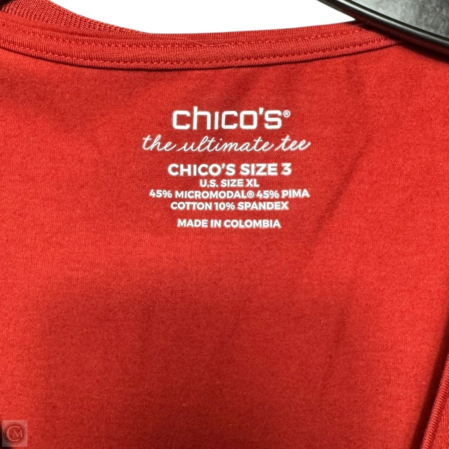 Sweater 2pc By Chicos In Red, Size: Xl