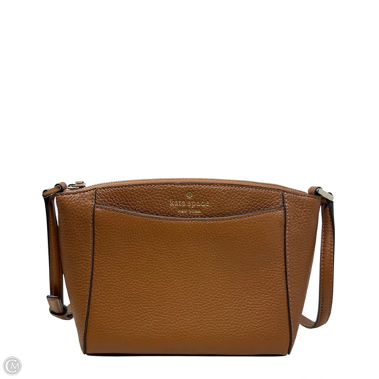 Monica Pebbled Leather Crossbody Designer By Kate Spade, Size: Large