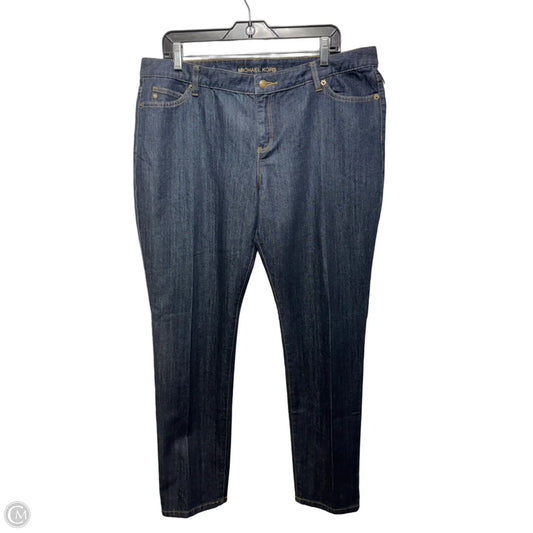 Jeans Skinny By Michael By Michael Kors In Blue Denim, Size: 16