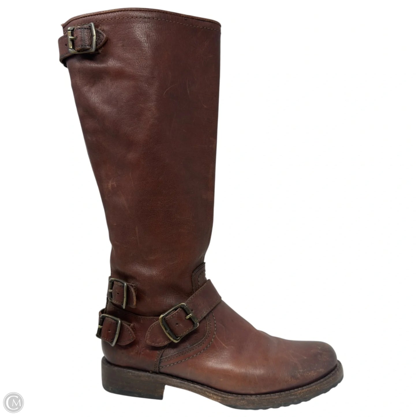 Veronica Back-Zip Boots By Frye In Brown, Size: 7