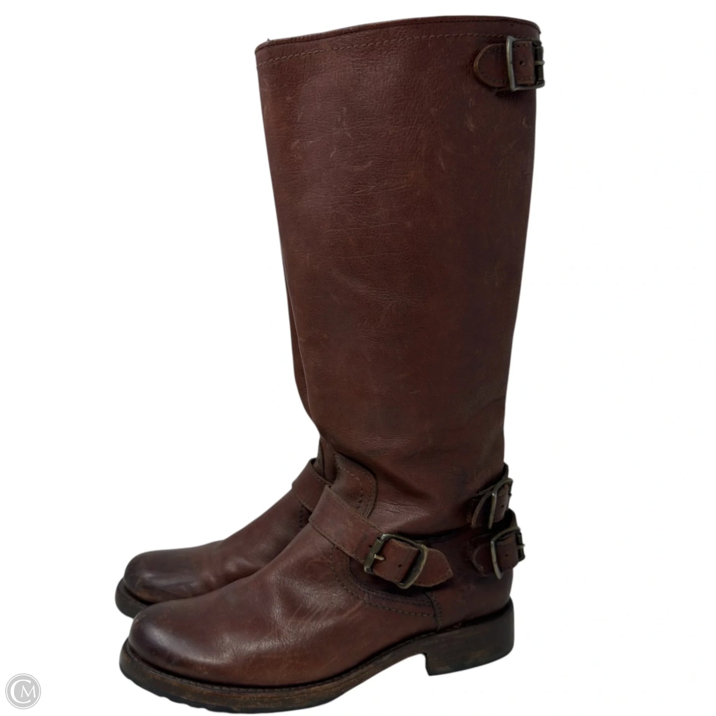Veronica Back-Zip Boots By Frye In Brown, Size: 7