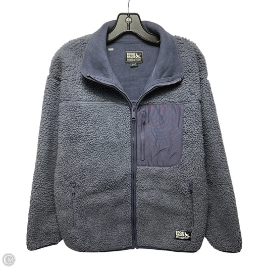 Jacket Fleece By Eddie Bauer In Purple, Size: S