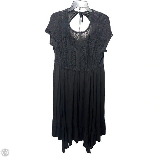 Dress Casual Maxi By Torrid In Black, Size: 1x